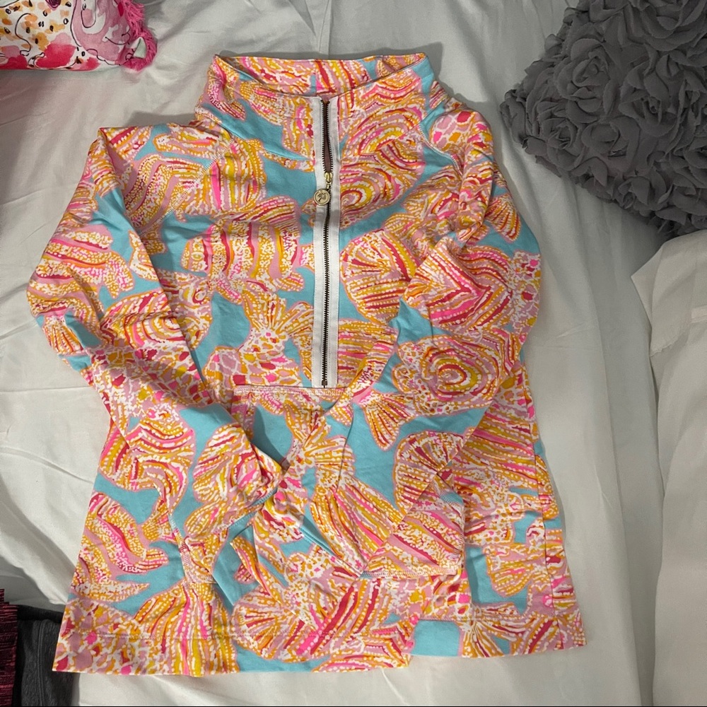 Lilly Pulitzer Zip Up Sweater
